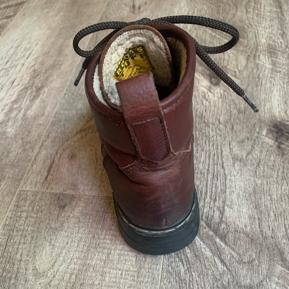 Roots Canada Boots Tuff Brown Leather Lace Up Lug Work Heavy Men 4.5 Women 6.5 - Picture 8 of 14